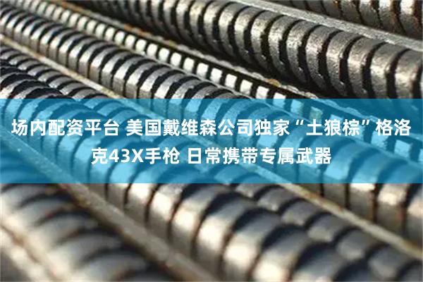 场内配资平台 美国戴维森公司独家“土狼棕”格洛克43X手枪 日常携带专属武器